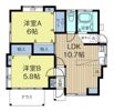 下原貸家の間取り画像