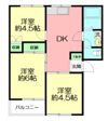 ハイツ青桐の間取り画像
