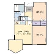 アネーロ上粕屋の間取り画像