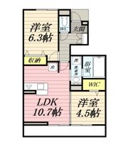アジュールsの間取り画像