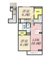 アジュールuの間取り画像