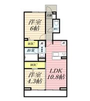 アジュールuの間取り画像