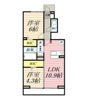 アジュールuの間取り画像