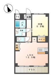 サン アルチェ Aの間取り画像