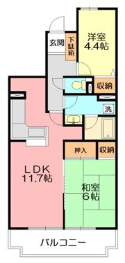 ヒルズ南戸塚3号棟の間取り画像