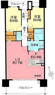 ザ・パークハウス茅ヶ崎の間取り画像