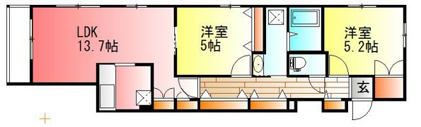 カーサ ビアンカの間取り画像
