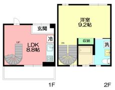 鵠ノ杜舎 椚の間取り画像