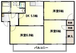 フレグランスSの間取り画像