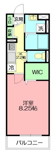 ベルクレストの間取り画像
