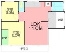 冠貸家の間取り画像
