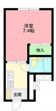 ハピネス湘南の間取り画像