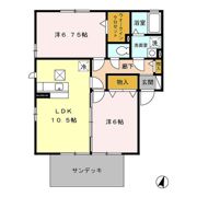 コンフォート 壱番館・弐番館 Iの間取り画像