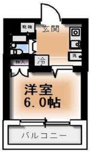 ヴィラパピヨンの間取り画像
