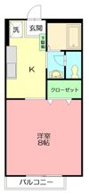 ミツハシハイツの間取り画像