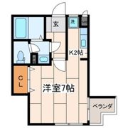 クレール湘南の間取り画像