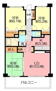 ガーデンヒルズ洋光台の間取り画像