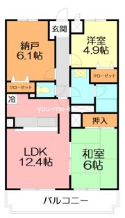 マイメゾン湘南十番館の間取り画像