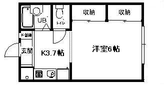 ピアハイツ旭の間取り画像