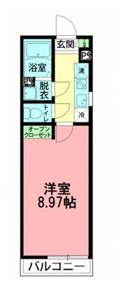 カインドネス愛甲石田Eastの間取り画像