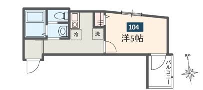 MELDIAかしわ台の間取り画像