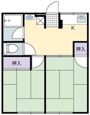 成瀬ハイツIIの間取り画像