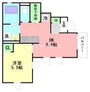サンハイムMKの間取り画像