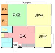 コーポ勇Aの間取り画像