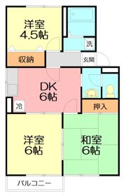 ダイモンハイツの間取り画像