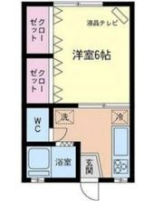 サニーハイツの間取り画像