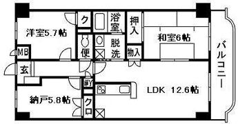 パークサイド湘南の間取り画像
