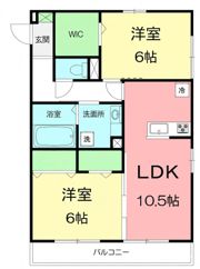 ヴェルドミール伍番館の間取り画像