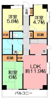 ビューフォート湘南の間取り画像