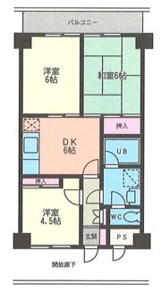 いずみ野ハイツの間取り画像