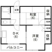 サンハイツ葉山の間取り画像
