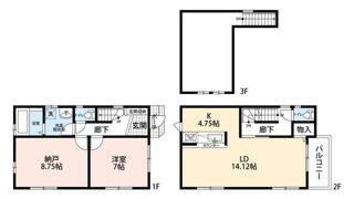 関口戸建ての間取り画像