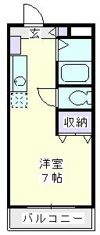ファーストシティ六会の間取り画像