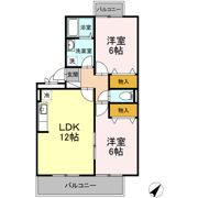 アルファタウン秦野新町 Bの間取り画像