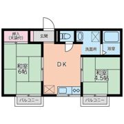 パビヨンASUKAIの間取り画像