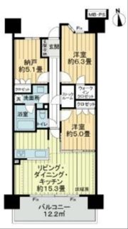 ライオンズ茅ヶ崎ザ・アイランズ I街区の間取り画像