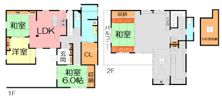 白百合戸建ての間取り画像