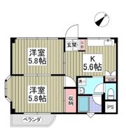 温水TBハイツわたなべの間取り画像