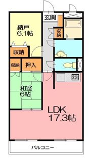 アゼリアコートの間取り画像