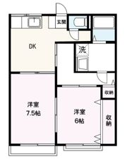 セレストKの間取り画像