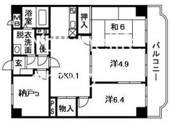 グランドゥール安藤の間取り画像