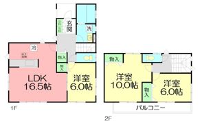 カーサ渡内の間取り画像