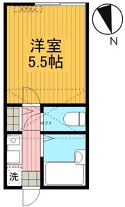ラヴィー藤沢の間取り画像
