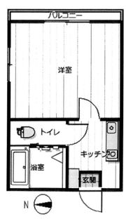 フラット七里の間取り画像