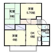 プラザ樹苑Aの間取り画像