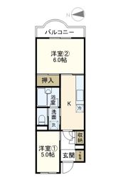 ベルハウス戸塚の間取り画像
